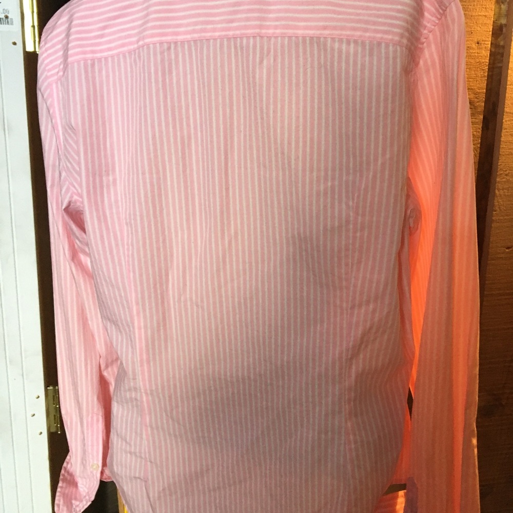 Fun, Peppermint Striped Fitted Button Down,Saks. - image 6